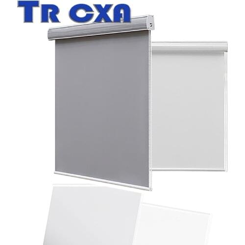 Dust Cover Roller Blinds Bead Rope Chain Office Kitchen Living Room Bedroom Window Shade