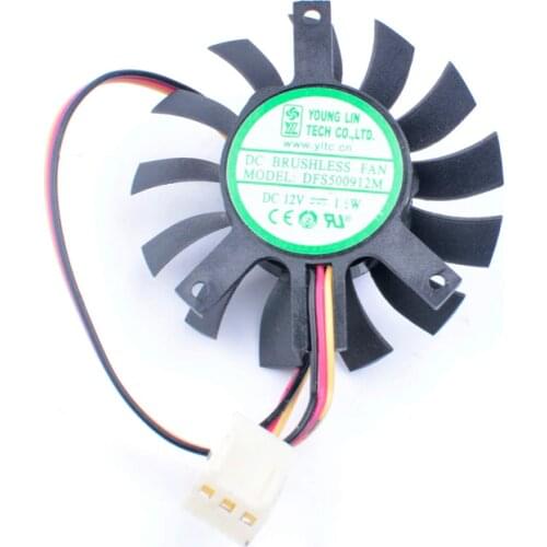 Brand new original DFS500912M 12V 1.6W router industrial control TV heat sink dedicated graphics card cooling fan