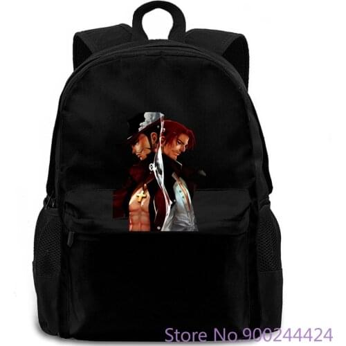One Piece Mihawk Vs Shanks Short Black Men S-3XL Cheap Sale 100 % for Boys Colour Funny Printed backpack