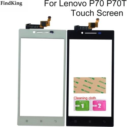 5'' Mobile Phone Touch Screen For Lenovo P70 P70T Touch Screen Glass Digitizer Panel Lens Sensor Tools Gift Free Adhesive+Wipes