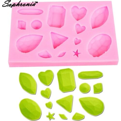 Sophronia Gem Silicone Mould Dried Flower Resin Decorative Craft DIY Pendant Mold epoxy resin molds for jewelry M179