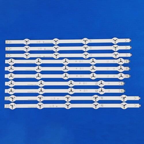 10pcs LED Backlight strip For LG 42" V14 SLIM DRT REV0.3 L1 R1 L2 R2 42LB673V TX-42AS650E TX-42AS750E TX-42AS740B LC420DUF VG F1