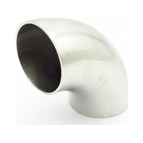 60mm OD 304 Stainless Steel Sanitary Weld 90 Degree Elbow Pipe Fitting For Home Brew Homebrew Wine Beer Brewing
