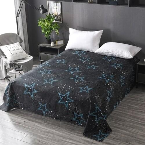 1pcs Floral Sanding Bed Sheet 230x230 Bedding Coverlet Flat Sheet Flower Bed Cover Bed Sheet Soft Warm Bed Sheets No Pillowcase