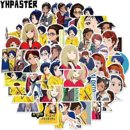 10/30/50PcsFantasy Anime Wonder Egg Priority Stickers For Laptop Skateboard Luggage Refrigerator Notebook Helmet Snowboard Toys