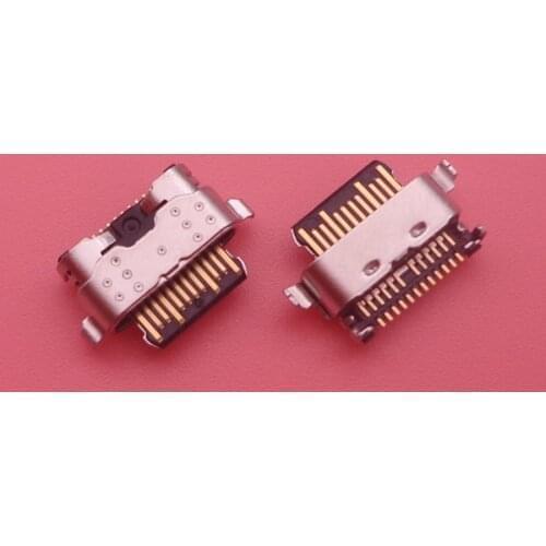 10PCS USB Charging Port Dock For Motorola Moto P50 XT1970-5 One Action XT2013-1 Vision P40 G7 Play Charger Connector Socket