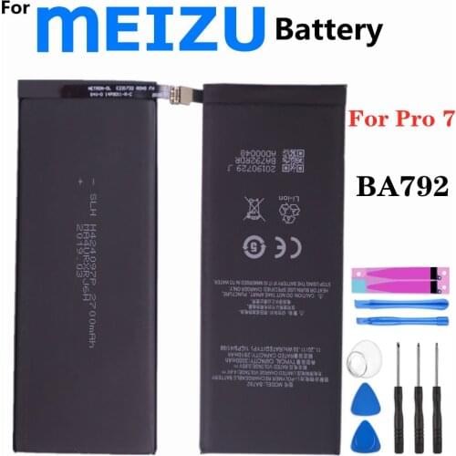 3000mAh BA792 Battery For Meizu Pro 7 M792Q M792C M792H Mobile Phone Battery High Capacity Replacement Battery