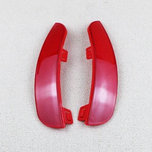 30763345 Red Rear Bumper Reflector Fog Lamp Light Lens Left Right For Volvo S40 V50 2008 2009 2010 2011 2012 2014 2015 30763346