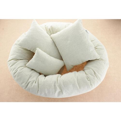 4Pcs Newborn Photography Props Cycle Ring Round Shape Pillow Baby Photo Prop Backdrop Basket Stuffer atrezzo fotos