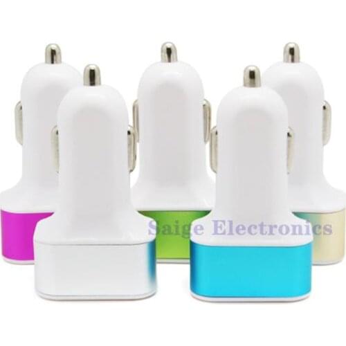 5V 5.1A USB Car Charger with 3 Ports 1A/2A/2.1A Car Charger Adapter for iPhone iPad iPod