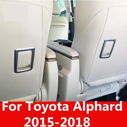For Toyota Alphard 2015-2018 ABS chrome seat adjustment switch button knob decoration Interior decoration Auto Accessories