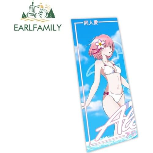 EARLFAMILY 13cm x 6.5cm For Aloha Ram Split Slap Creative Car Stickers Waterproof Decal Fashion Vinyl Material for VAN JDM RV