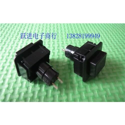 Import Japan Sanshan DS-441 446 square button switch 2 foot 2 pin 2 feet self locking lock switch 1A250VAC