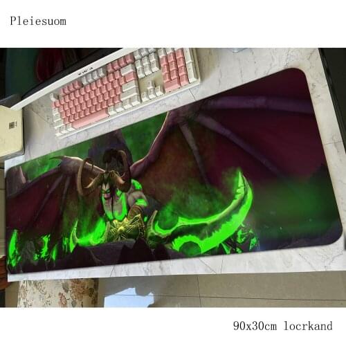 Wow mousepad 900x300x4mm anime Computer mouse mat gamer gamepad pc wrist rest gaming mousemat desk pad office padmouse