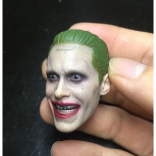 1/6 Scale Male Frightened sneer Clown Head Sculpts Head Carving Model Toys Joker Squad Model For 12" Man Action Figure