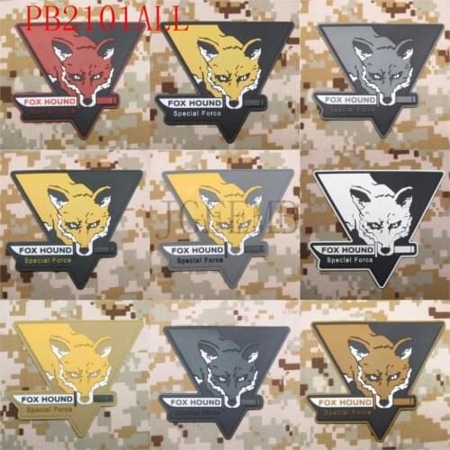 MGS Fox Hound Special Force Group 3D PVC Patch