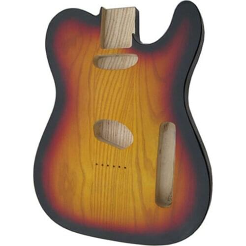 New made in China single wave electric guitar elm body in sunburst +EMS free shipping+foam box