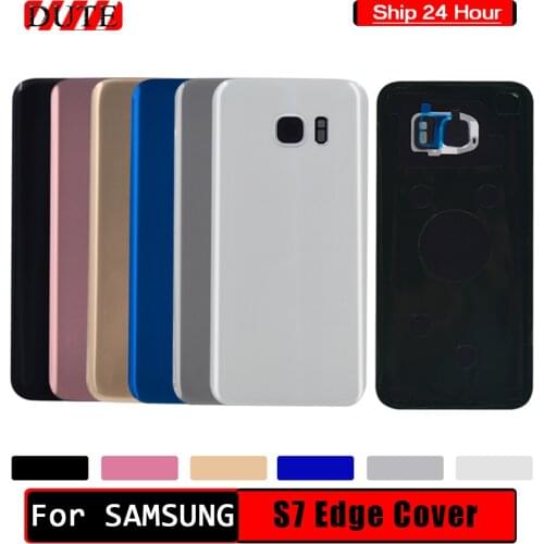 NEW For SAMSUNG Galaxy S7 Edge Back Battery Cover G935F Door Rear Case With Camera Lens For SAMSUNG S7 Edge G935 Battery Cover