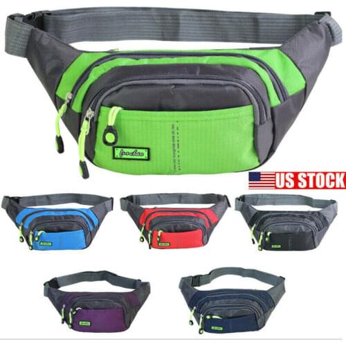 2020 Unisex Waist Packs Men Women Waist Bag Fanny Pack Hip Camping Money Pouch Belt Sport Chest Travel Bum Shoulder Bags