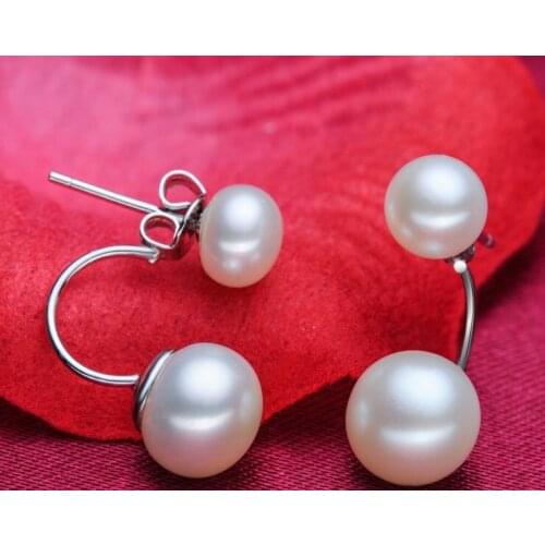 New Arrival HOT Fashion Freshwater Pearl Stud Earrings Real Pearl Earrings Natural Pearl Earrings For Charm Women