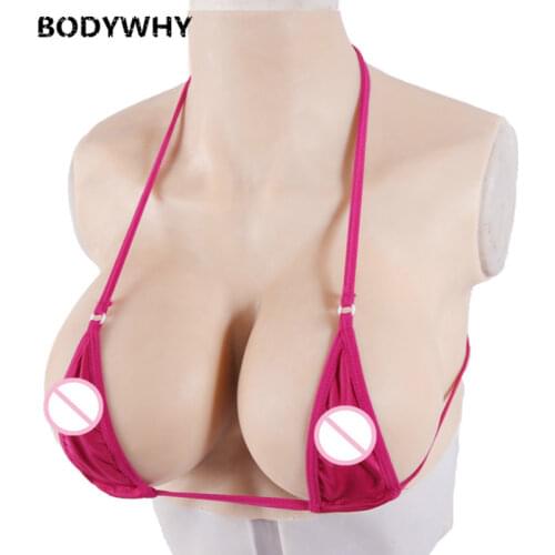 Silicone Breast False Breast Pad Big Breasts Realistic Transgender False Boobs Latex Underwear Special Clothing Gifts Hot Sale