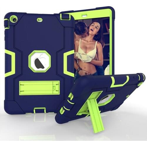 Silicone Shockproof Case Cover For Apple iPad Mini 1 2 3 A1432 A1454 A1490 Cover Kids Safe Armor Heavy Duty Rubber Case