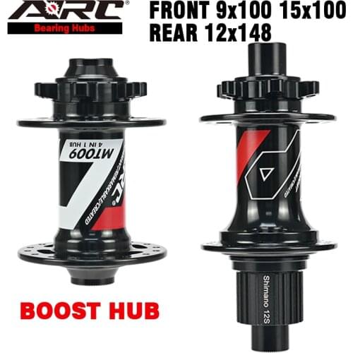 ARC 6 Pawls BOOST Hub Front 9x100 15x100 Rear 12x148 Mountain Bike Hub 4 Sealed Bearing Hub HG 11V / Micro Spline / Sram XD 12V