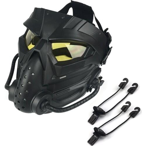 Airsoft Tactical Face Mask Skull Paintball Games CS Field Full Face Mask Hunting Military Cycling Masks Headwear Protection