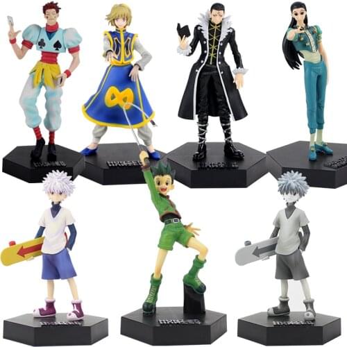 Japanese Hunter X Hunter figure toys Killua Zoldyck Gon Freecss Chrollo Lucilfer DX Figure Vol.5 Collection Model Toys gift