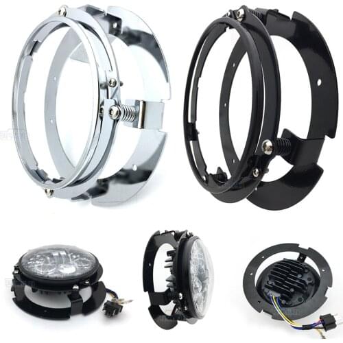 1/2 PCS5 3/4" 5.75 inch 1/2 PCS5 3/4" 5.75 inch Motorcycle LED Headlight Mounting Bracket Ring for 5.75Inch Round LED Headlamp