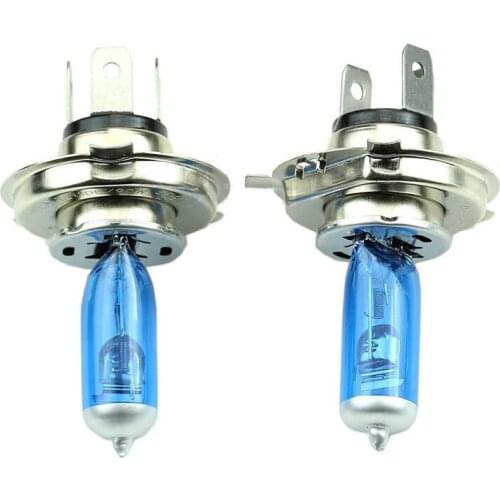 2PCS 6000K DC12V Bi-Xenon HID High Power Super White H4 55W Low Consumption Beam Headlight Bulb Light Lamps Su Car Parts#267644