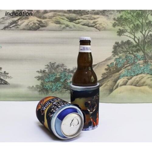 200pcs/lot Customized Neoprene Beer Can Cooler Stubby Holder Custom Design For Wine Cooler For Wine Food And Cans Wedding Gift
