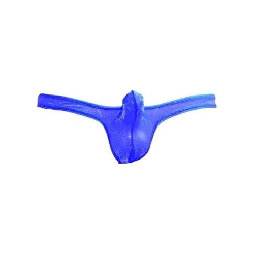 2018 hot Mens briefs sexy glass silk bright transparent mens underwear men gay mens sexy bikini briefs