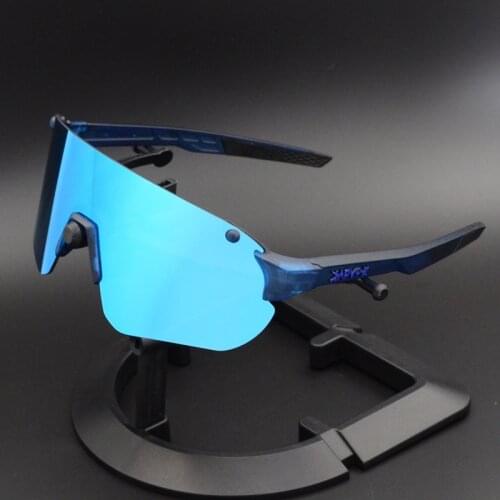 2021 Frameless 4 Lens Cycling Sports Sunglasses Male Mountain Bike Sand-Proof Outdoor Motorcycle Eye Glasses Goggles