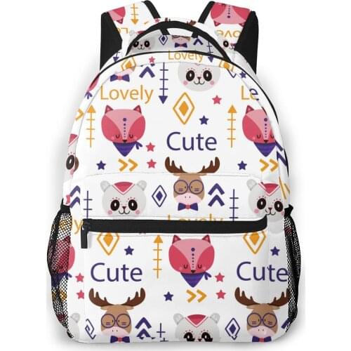 2021 Backpack Women Shoulder Bag Lovely Animals Fashion School Bag For Teenage Girl Backpacks Travel Bag