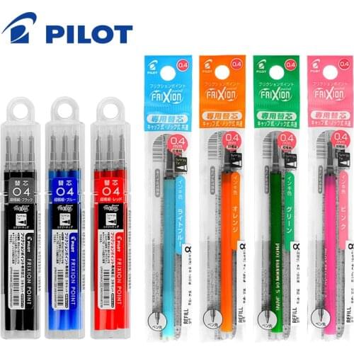 3pcs Pilot New Erasable Refill Lfpkrf30s4 Is Suitable for Lfpk-25s4 0.4mm Push Erasable Neutral Refill Student Stationery