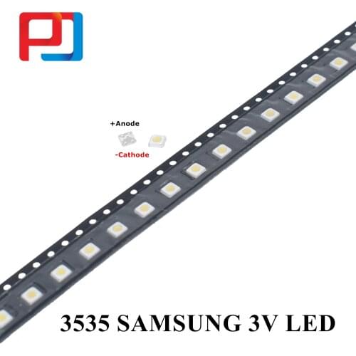 500pcs SAMSUNG LED Backlight High Power LED 1W 3537 3535 100LM Cool white SPBWH1332S1BVC1BIB LCD Backlight for TV TV Application