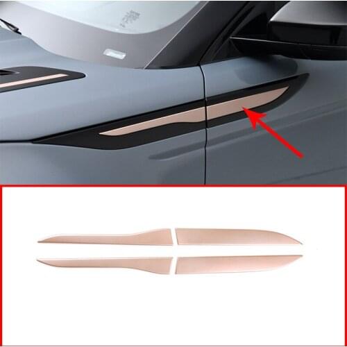 Car Exterior ABS Side Fender Frame Cover Sticker Cover Trim Accessories For Land Rover Evoque L551 2020