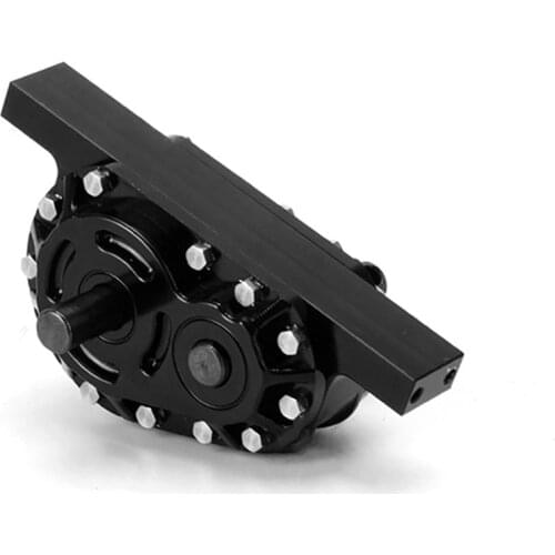 Aluminum Alloy Transfer Case Reduction Gear Ratio 1:2 Coupling Modification Kit for 1/14 Tamiya RC Tractor