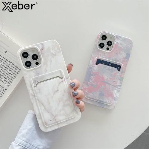 Fashion Art Marble Flower Leopard Print Phone Cases For iPhone 11 12 Pro Max X XR XS SE 7 8 Plus Shockproof Soft Silicone Cover