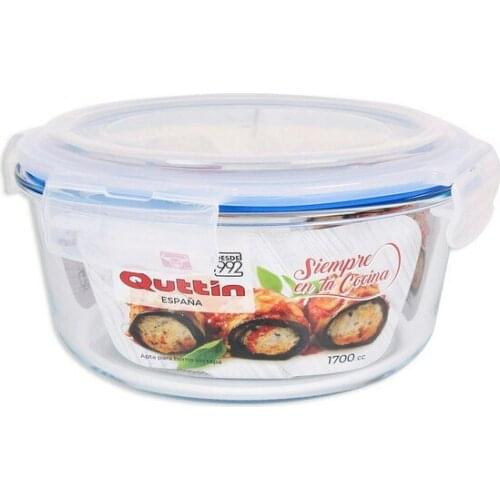 Hermetic Lunch Box Quttin Circular With lid (1700 cc)