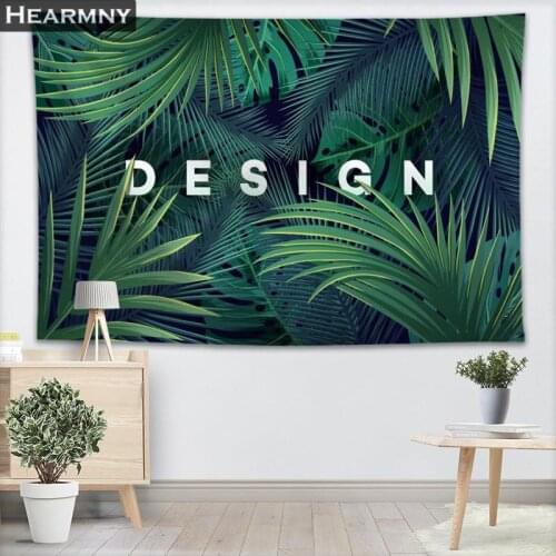HEARMNY Wall Tapestry Palm Laf Tapestries Wall Hanging Show Piece For Home Decor Wall Carpet Beach Throw Rug Blanket Yoga Mat