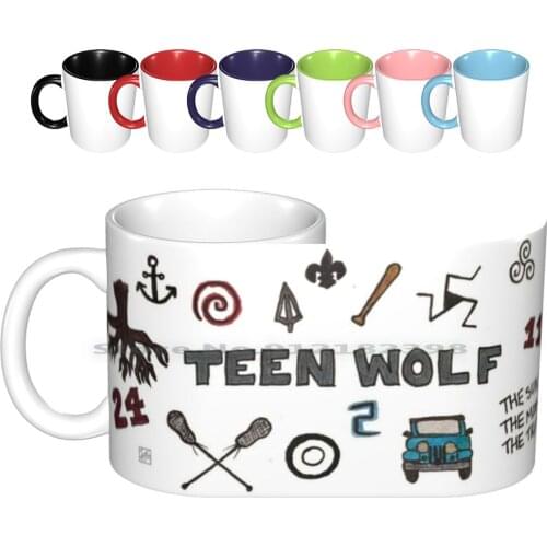 Teen Wolf Icons Ceramic Mugs Coffee Cups Milk Tea Mug Teen Wolf Mtv Mccall Stiles Stilinski Allison Argent Derek Hale Lydia