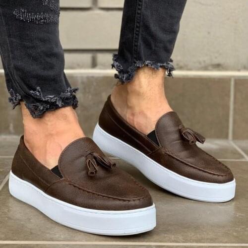 Knack Daily Sports Classic Shoes Men 'S Brown 717 Seasonal Orthopedic Casual Outsole Spring Summer Fashion Style Inner Lining Cotton