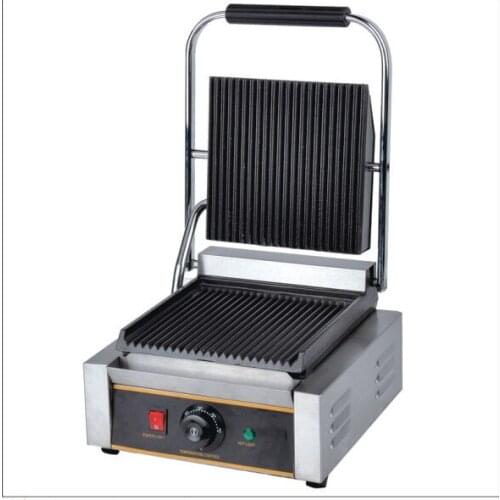 Stainless steel Commercial Non Stick Electric Sandwich panini grill machine,panini press