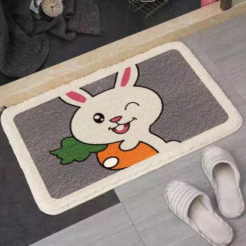 Door Mats Outdoor Cartoon Printed Entrance Doormat Living Room Bedroom Anti-slip Absorbent Mat Welcome Floor Mats M0007