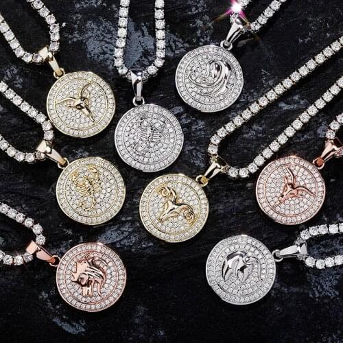 Lingxia Women's Pendants Zodiac Signs