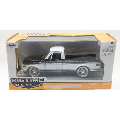 Diecast 1/24 Scale for Chevrolets 1972 Pickup Alloy Car Model Collection Souvenir Ornaments Display Gift Toys Truck Decoration