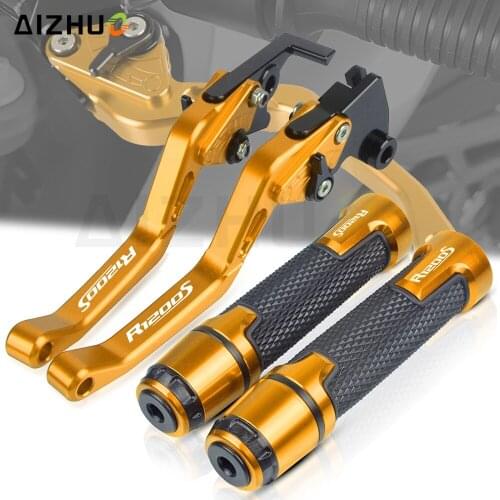Motorcycle Adjustable Brake Clutch Levers FOR BMW R1200S R 1200S 2006-2008 2007 CNC Aluminum Handlebar Hand Grips Ends R1200 S