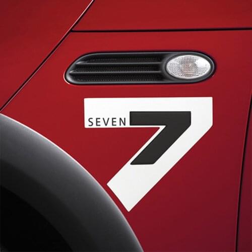 1pair Car Door Side Fender Stickers Decals Modified Exterior Decor for Mini Cooper Seven S JCW F55 F56 Car Universal Accessories